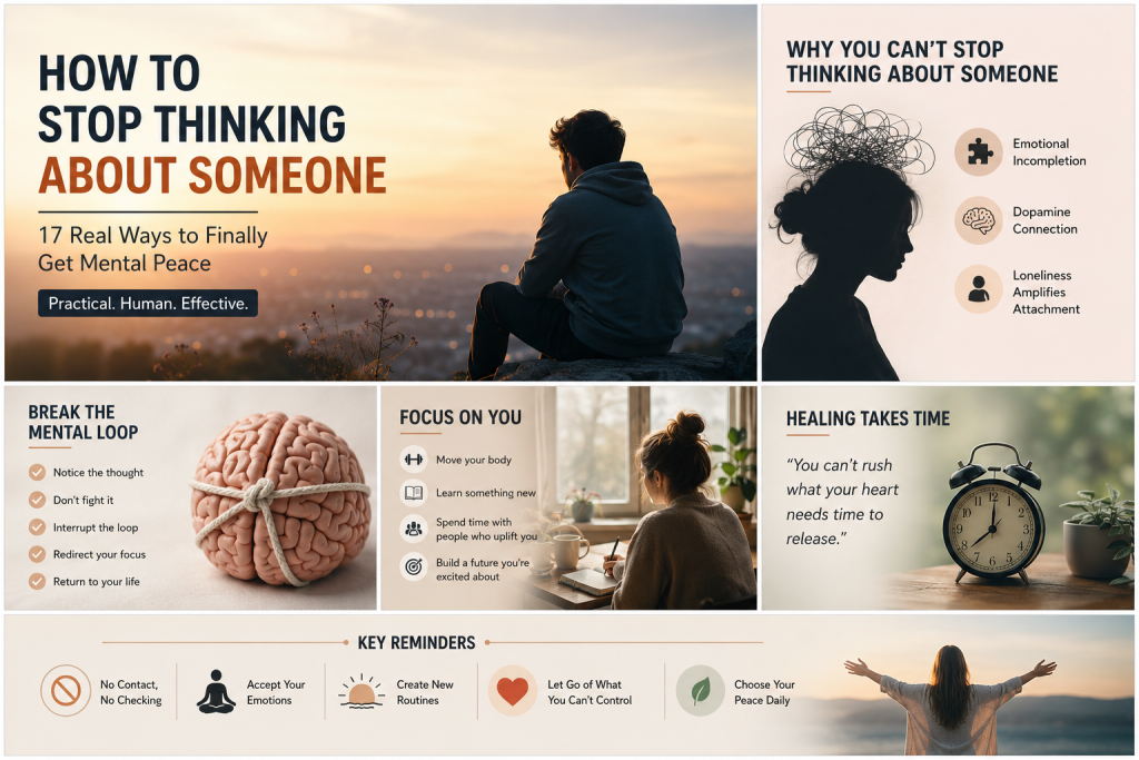 How to Stop Thinking About Someone