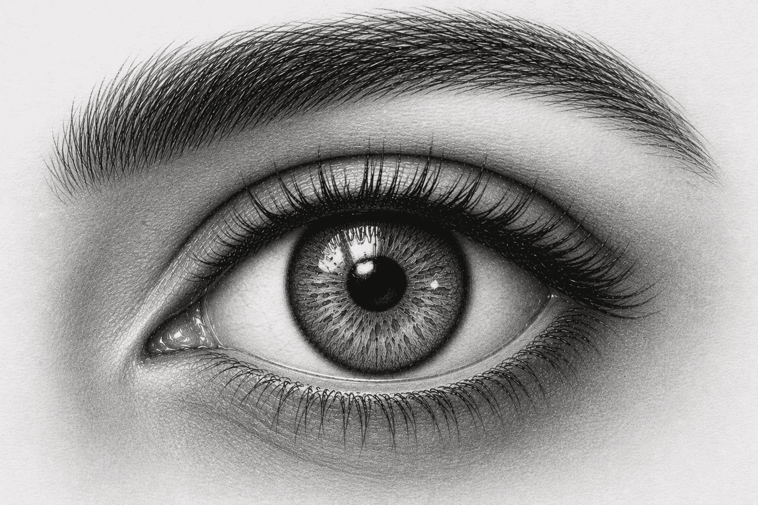 how to draw the eye