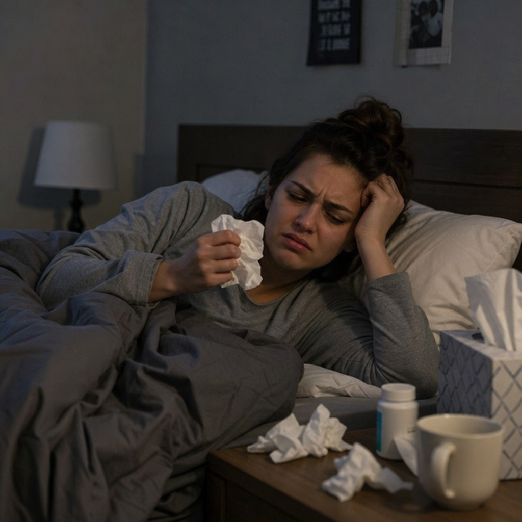 how to sleep with a stuffy nose